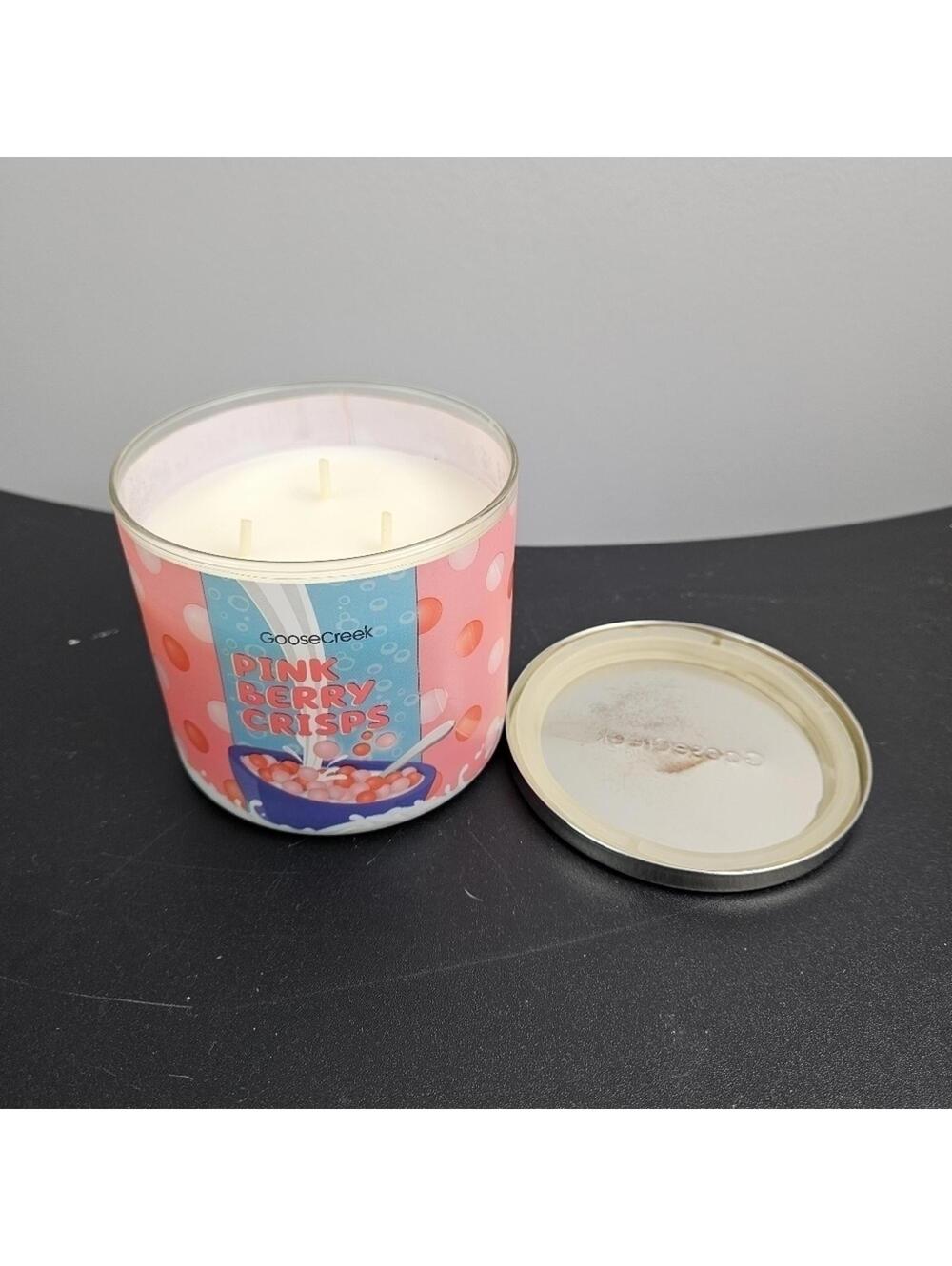 Goose Creek Pink Berry Crisps 3 Wick Candle